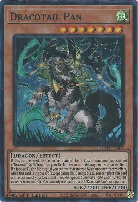 Dracotail Pan (Super Rare) [JUSH-EN003] Super Rare | Good Games Morley