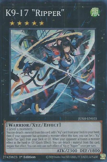 K9-17 "Ripper" [JUSH-EN035] Super Rare | Good Games Morley
