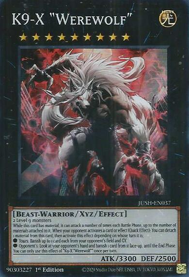 K9-X "Werewolf" [JUSH-EN037] Super Rare | Good Games Morley