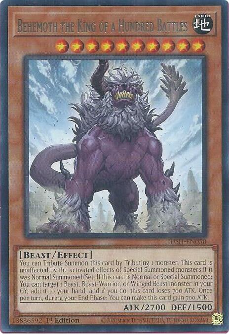 Behemoth the King of a Hundred Battles [JUSH-EN050] Rare | Good Games Morley