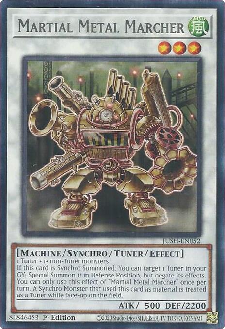 Martial Metal Marcher [JUSH-EN052] Rare | Good Games Morley