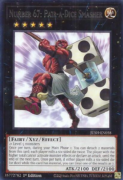Number 67: Pair-a-Dice Smasher [JUSH-EN058] Rare | Good Games Morley