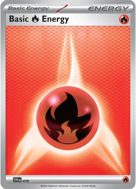 Basic Fire Energy (018) [Scarlet & Violet: Black Bolt] | Good Games Morley