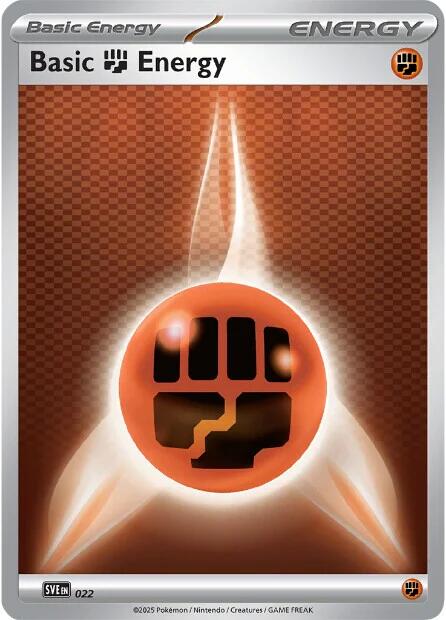 Basic Fighting Energy (022) [Scarlet & Violet: Black Bolt] | Good Games Morley