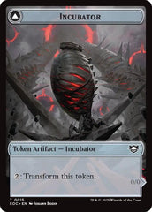 Incubator // Phyrexian Double-Sided Token [Edge of Eternities Commander Tokens] | Good Games Morley