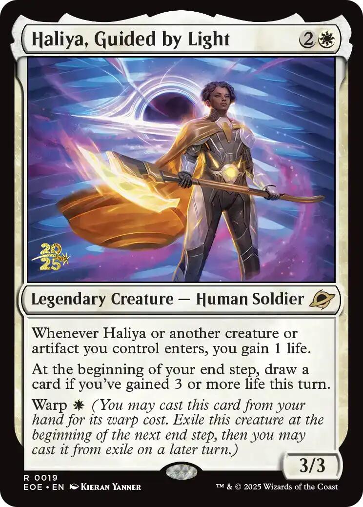 Haliya, Guided by Light [Edge of Eternities Prerelease Promos] | Good Games Morley
