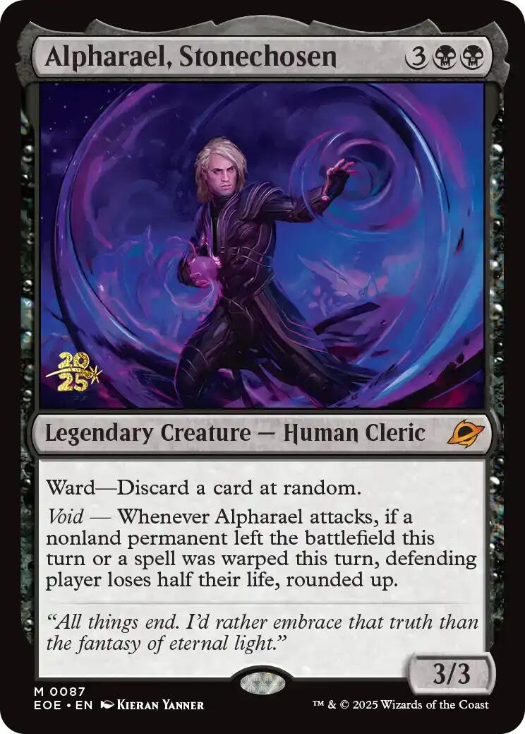 Alpharael, Stonechosen [Edge of Eternities Prerelease Promos] | Good Games Morley