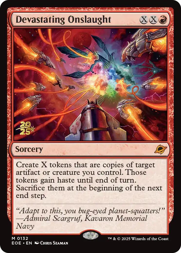 Devastating Onslaught [Edge of Eternities Prerelease Promos] | Good Games Morley