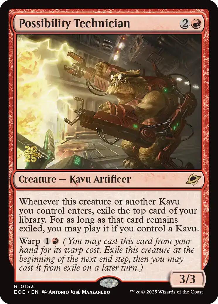 Possibility Technician [Edge of Eternities Prerelease Promos] | Good Games Morley