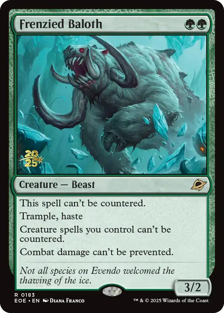 Frenzied Baloth [Edge of Eternities Prerelease Promos] | Good Games Morley