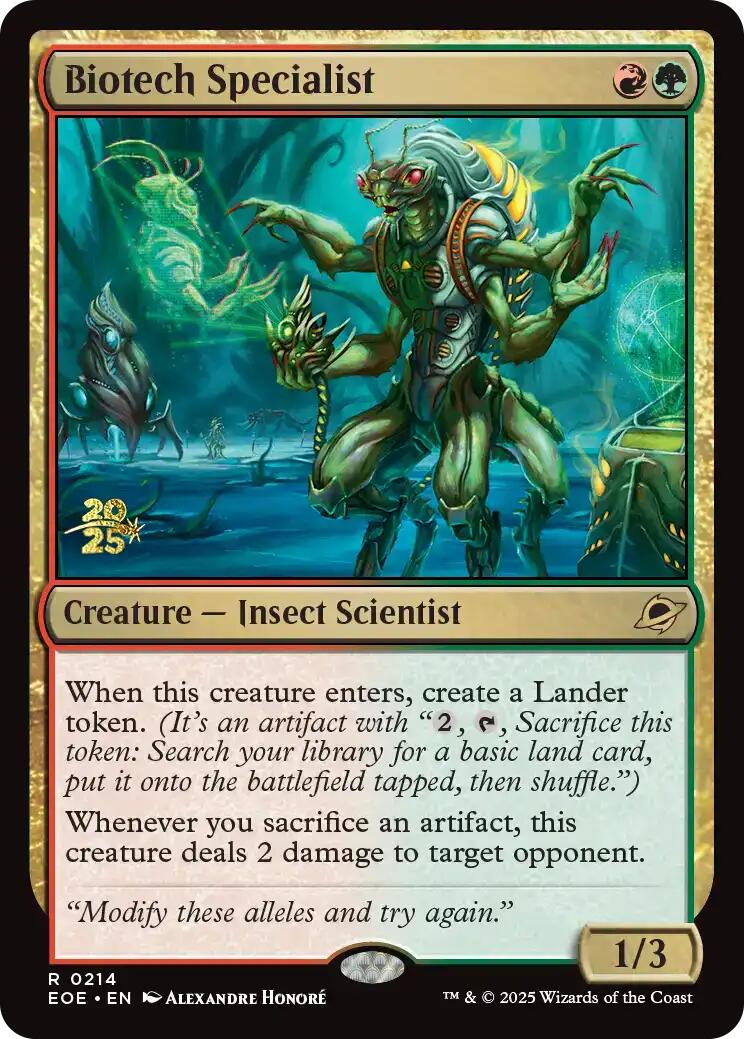 Biotech Specialist [Edge of Eternities Prerelease Promos] | Good Games Morley