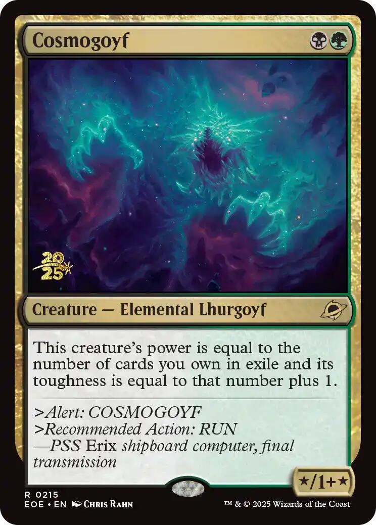 Cosmogoyf [Edge of Eternities Prerelease Promos] | Good Games Morley
