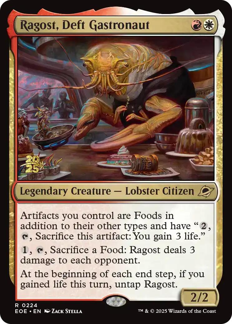 Ragost, Deft Gastronaut [Edge of Eternities Prerelease Promos] | Good Games Morley
