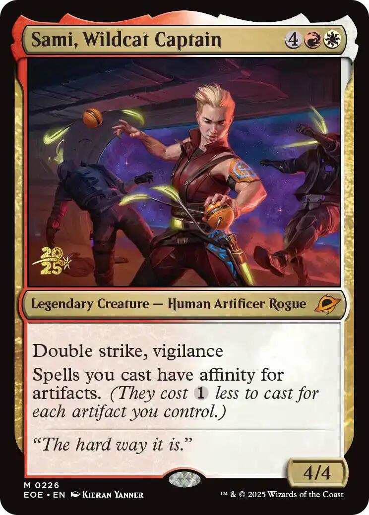 Sami, Wildcat Captain [Edge of Eternities Prerelease Promos] | Good Games Morley