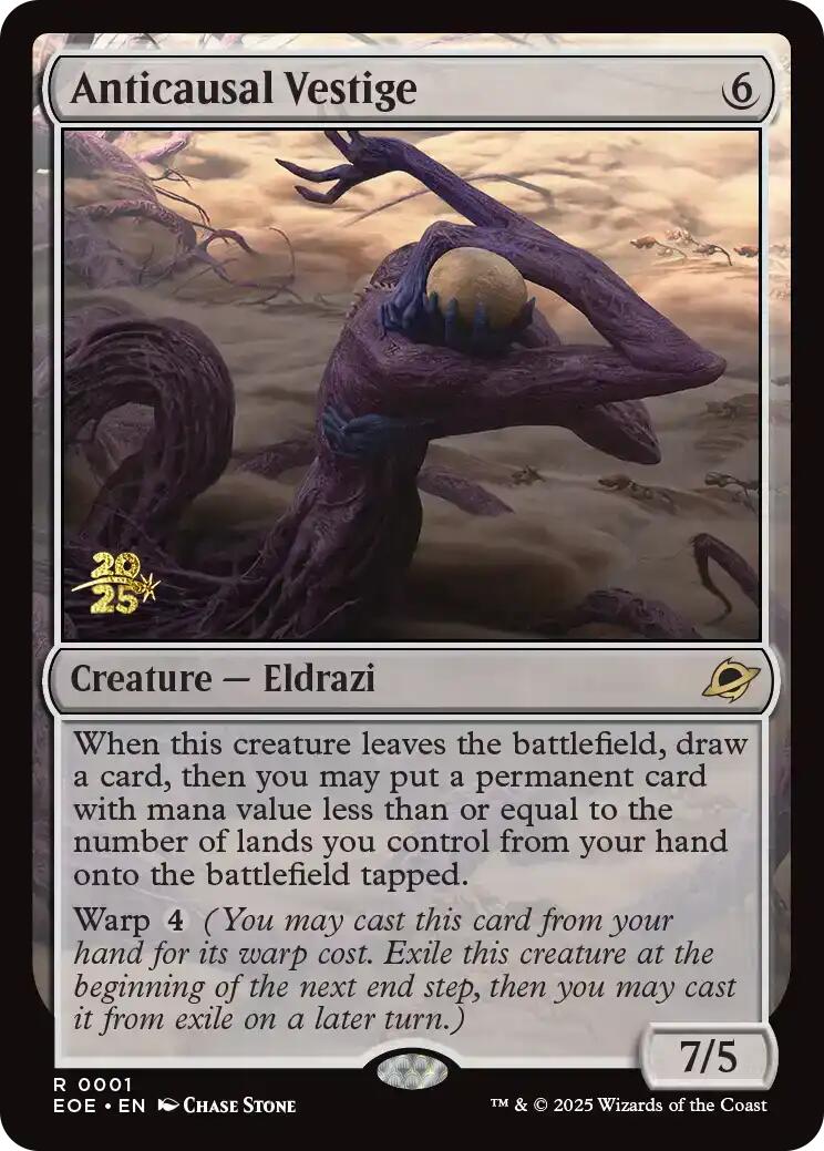 Anticausal Vestige [Edge of Eternities Prerelease Promos] | Good Games Morley