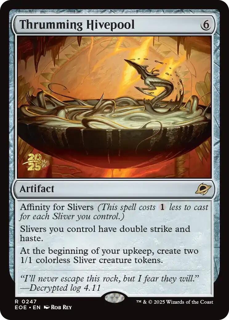 Thrumming Hivepool [Edge of Eternities Prerelease Promos] | Good Games Morley
