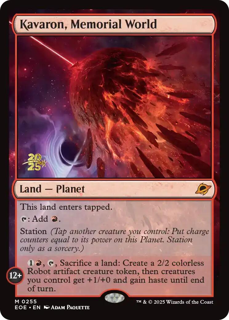 Kavaron, Memorial World [Edge of Eternities Prerelease Promos] | Good Games Morley