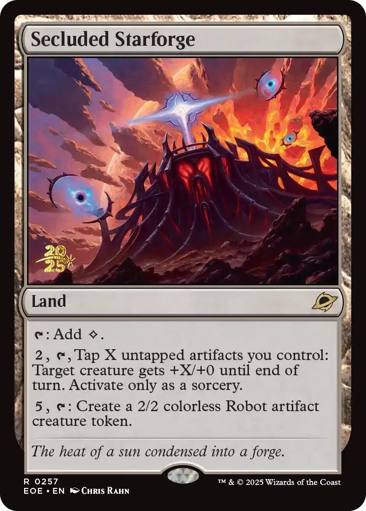 Secluded Starforge [Edge of Eternities Prerelease Promos] | Good Games Morley