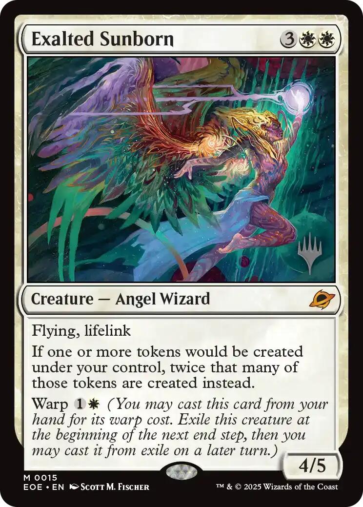 Exalted Sunborn [Edge of Eternities Promo Pack] | Good Games Morley