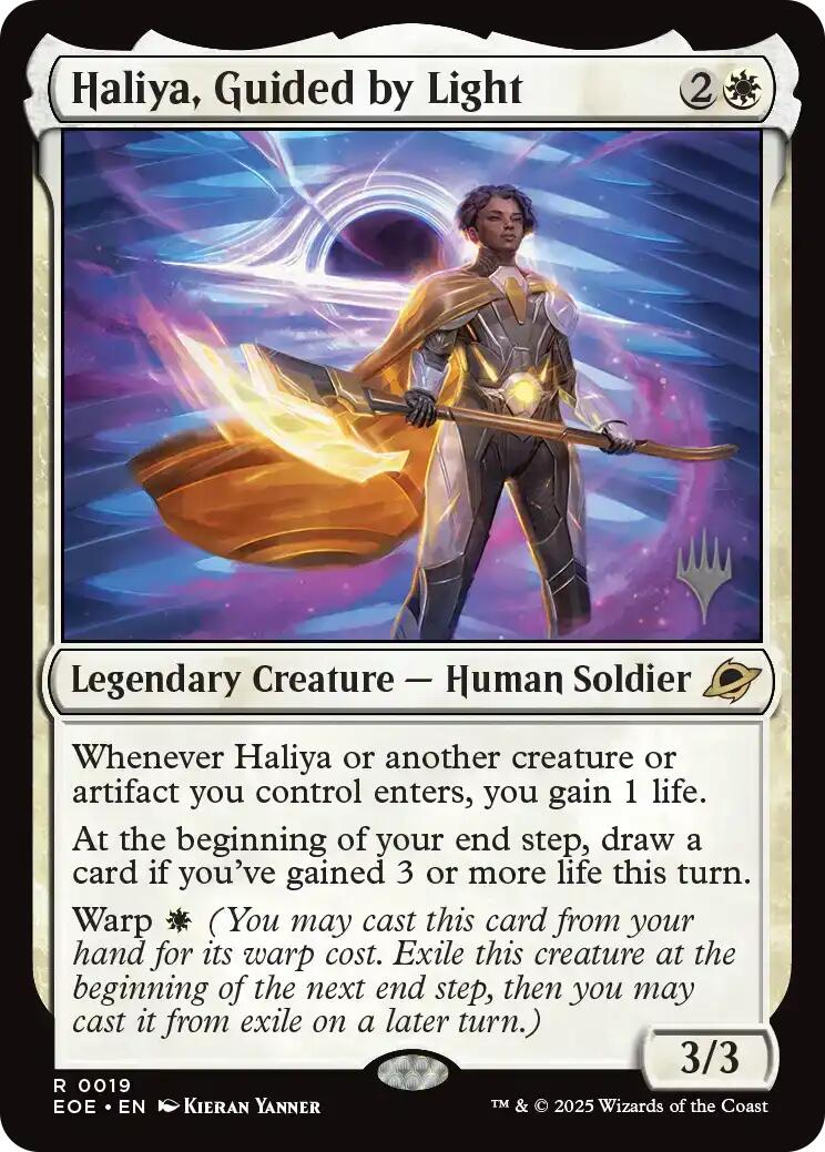 Haliya, Guided by Light [Edge of Eternities Promo Pack] | Good Games Morley