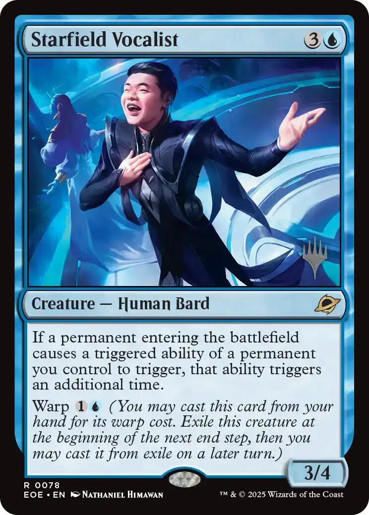 Starfield Vocalist [Edge of Eternities Promo Pack] | Good Games Morley