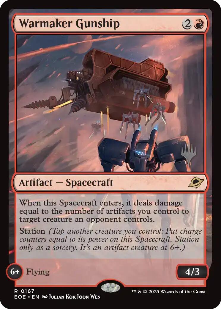 Warmaker Gunship [Edge of Eternities Promo Pack] | Good Games Morley