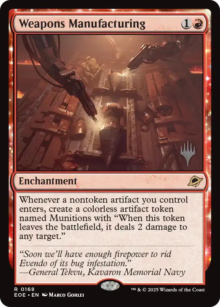 Weapons Manufacturing [Edge of Eternities Promo Pack] | Good Games Morley