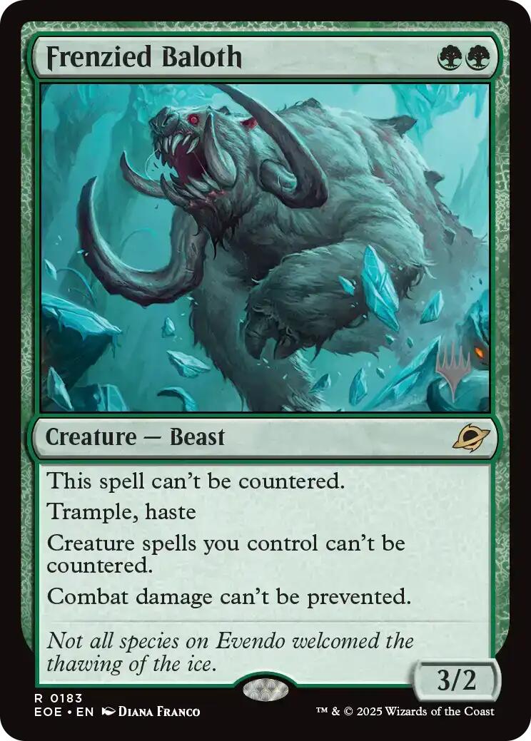 Frenzied Baloth [Edge of Eternities Promo Pack] | Good Games Morley