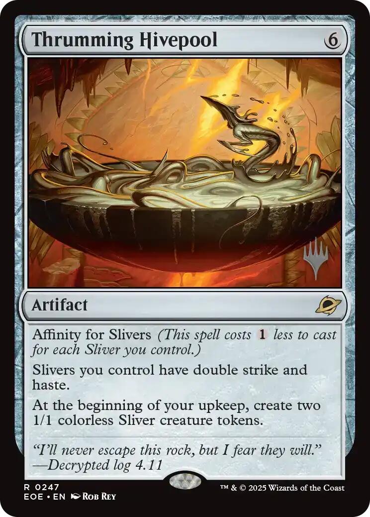 Thrumming Hivepool [Edge of Eternities Promo Pack] | Good Games Morley
