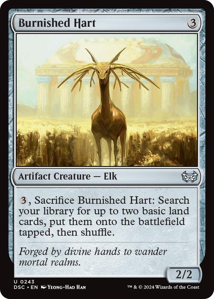 Burnished Hart 243 (Commander: Duskmourn: House of Horror)  | Good Games Morley