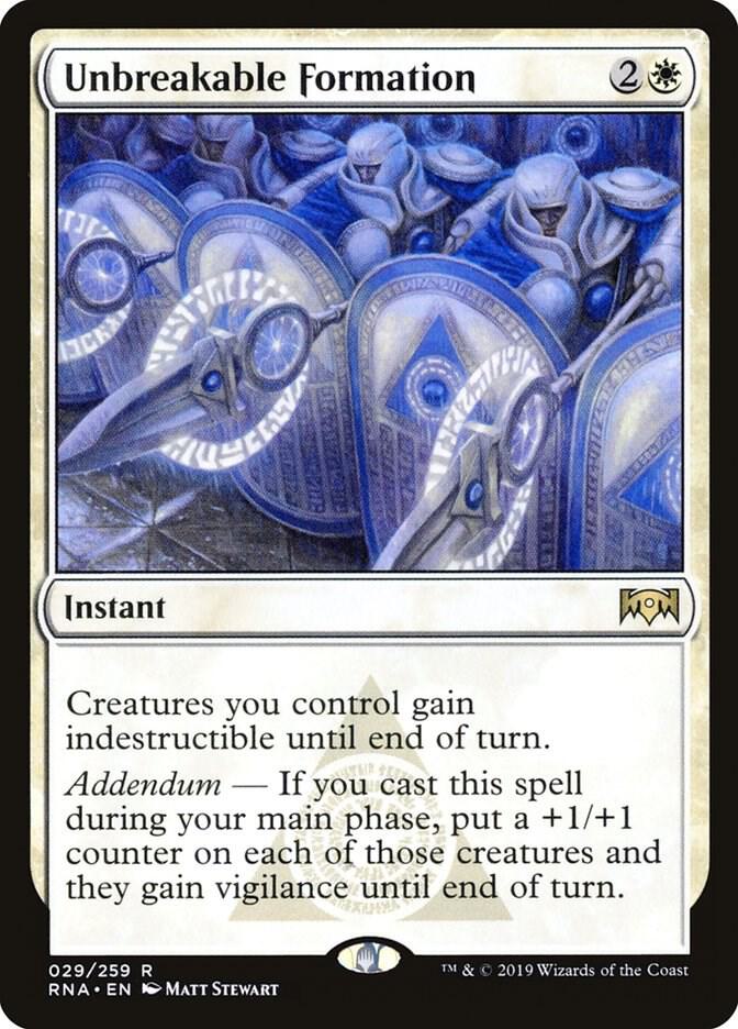 Unbreakable Formation 29/259 (Ravnica Allegiance)  | Good Games Morley