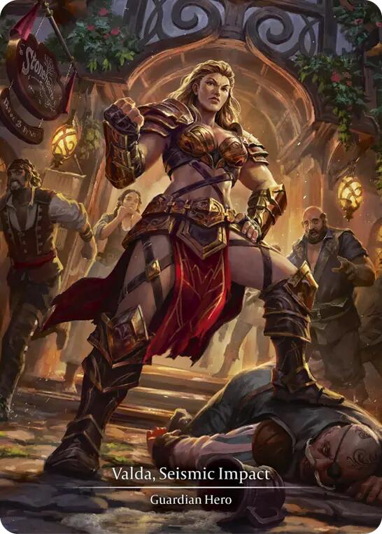 Valda, Seismic Impact (Marvel Cold Foil) [MPG001] (Mastery Pack Guardian)  Cold Foil | Good Games Morley