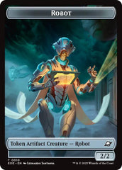 Robot // Lander (0008) Double-Sided Token [Edge of Eternities Tokens] | Good Games Morley