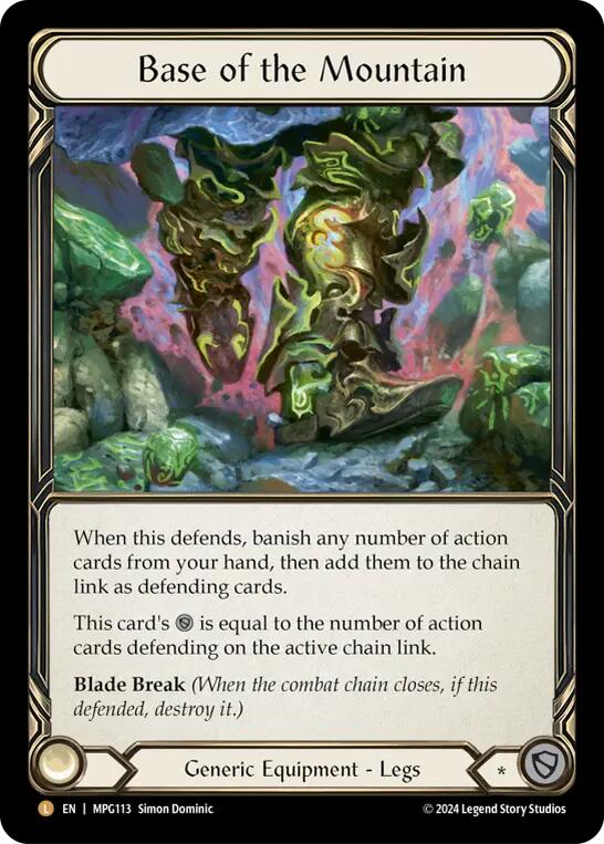 Base of the Mountain [MPG113] (Mastery Pack Guardian)  Cold Foil | Good Games Morley