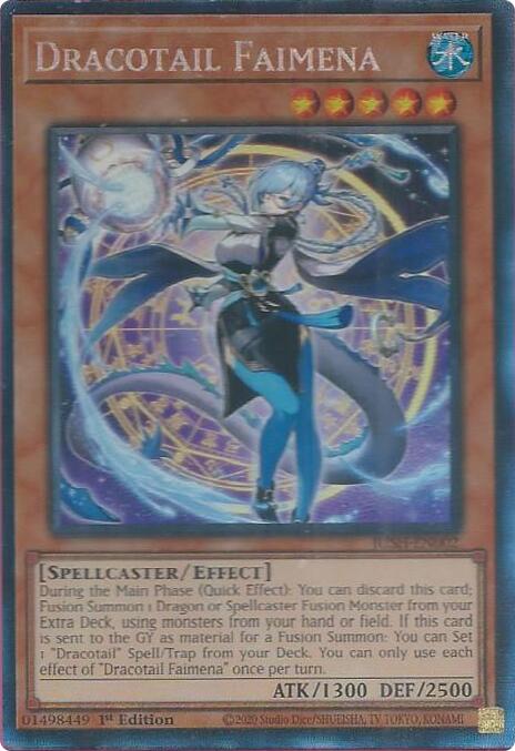 Dracotail Faimena (CR) [JUSH-EN002] Collector's Rare | Good Games Morley