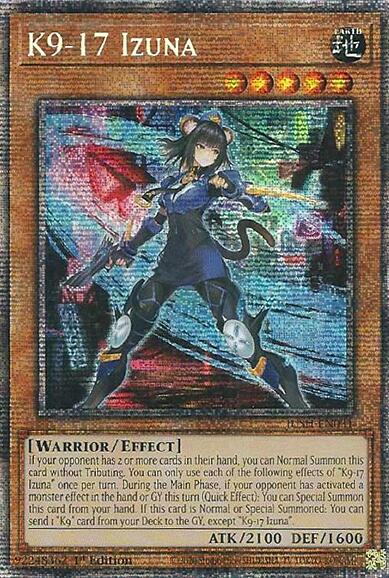 K9-17 Izuna (Starlight Rare) [JUSH-EN031] Starlight Rare | Good Games Morley