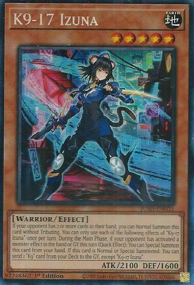 K9-17 Izuna (CR) [JUSH-EN031] Collector's Rare | Good Games Morley