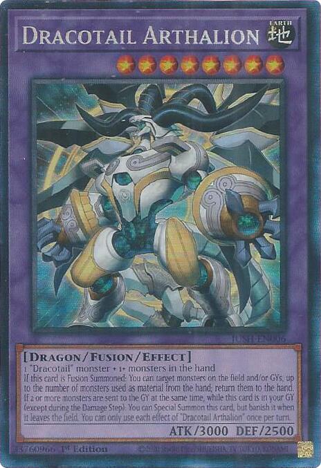Dracotail Arthalion (CR) [JUSH-EN006] Collector's Rare | Good Games Morley