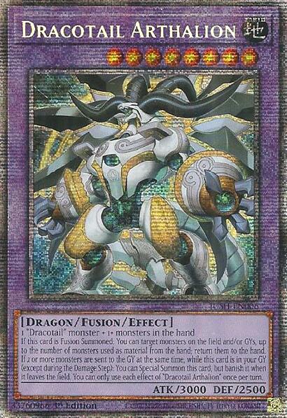 Dracotail Arthalion (Starlight Rare) [JUSH-EN006] Starlight Rare | Good Games Morley