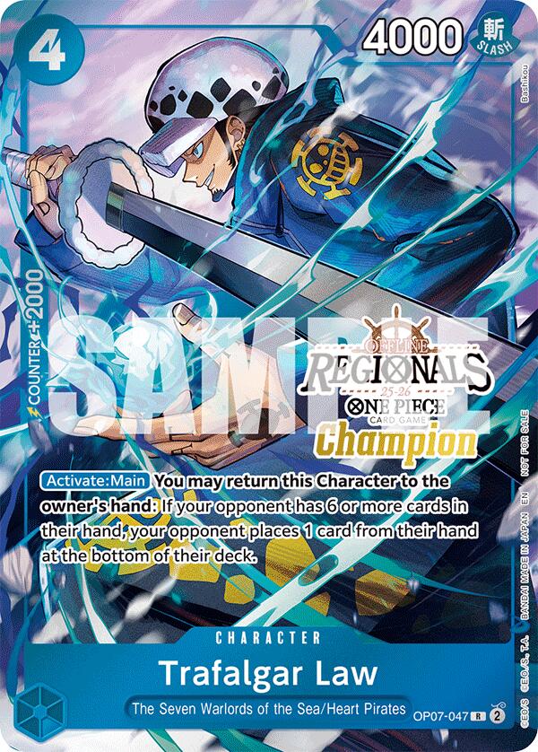 Trafalgar Law (Offline Regional Champion Card Set 2025 Vol.2) [One Piece Promotion Cards] | Good Games Morley