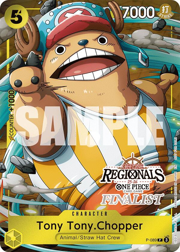 Tony Tony.Chopper (Offline Regional Finalist Card Set 2025 Vol.2) [One Piece Promotion Cards] | Good Games Morley