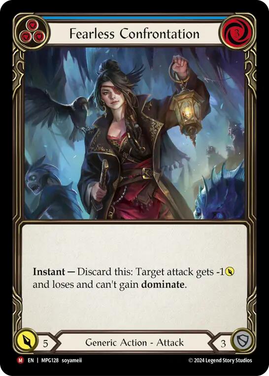 Fearless Confrontation [MPG128] (Mastery Pack Guardian)  Rainbow Foil | Good Games Morley