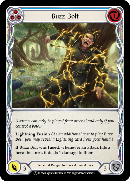 Buzz Bolt (Blue) [U-ELE049] (Tales of Aria Unlimited)  Unlimited Rainbow Foil | Good Games Morley