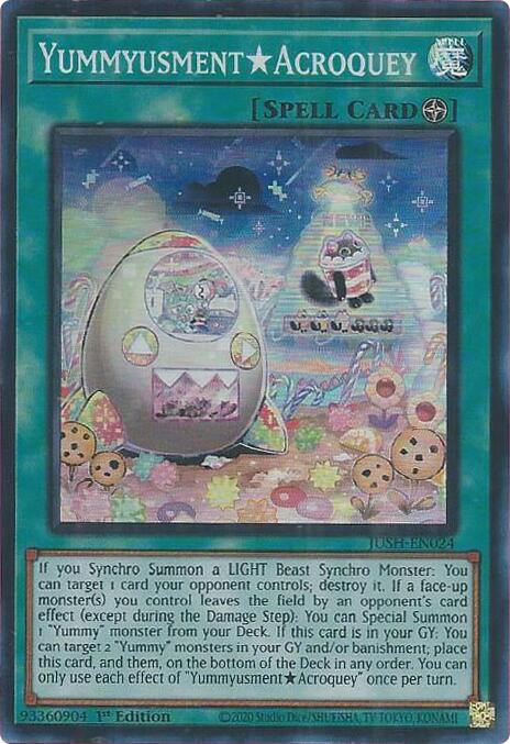 YummyusmentAcroquey (Super Rare) [JUSH-EN024] Super Rare | Good Games Morley