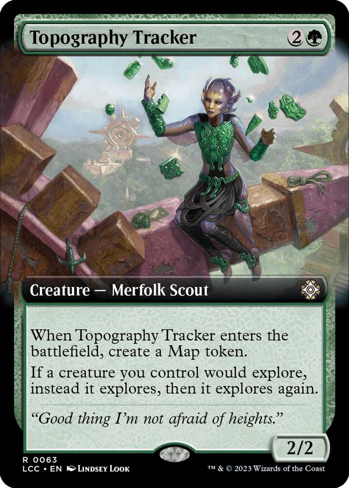 Topography Tracker 63/370 (Commander: The Lost Caverns of Ixalan)  - Extended Art | Good Games Morley