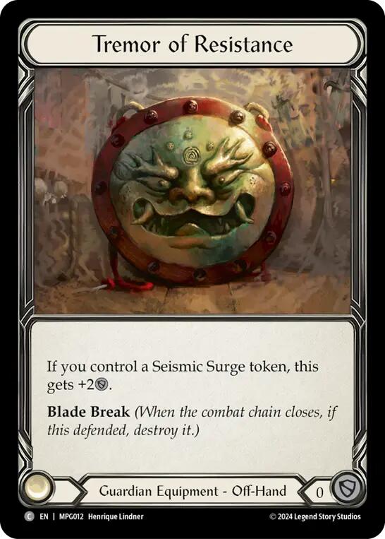 Tremor of Resistance [MPG012] (Mastery Pack Guardian) | Good Games Morley