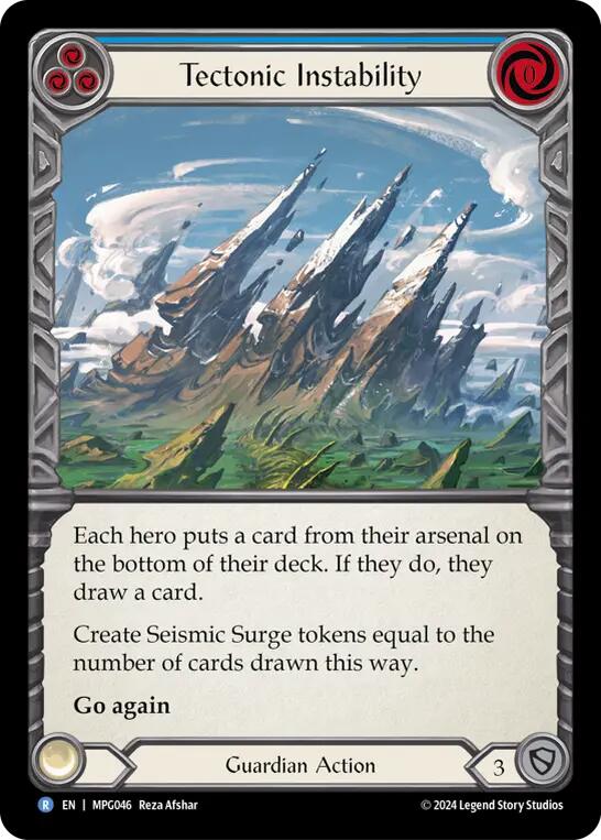 Tectonic Instability [MPG046] (Mastery Pack Guardian)  Rainbow Foil | Good Games Morley