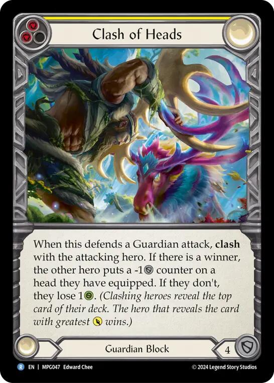 Clash of Heads [MPG047] (Mastery Pack Guardian)  Rainbow Foil | Good Games Morley