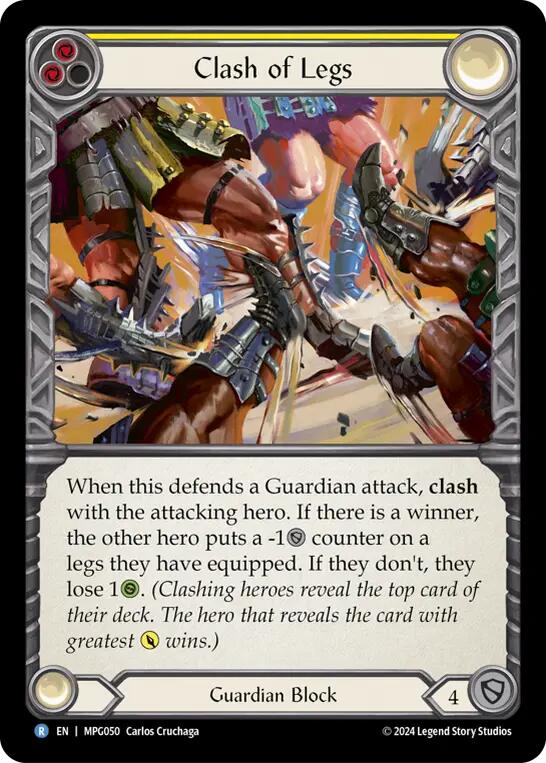Clash of Legs [MPG050] (Mastery Pack Guardian)  Rainbow Foil | Good Games Morley