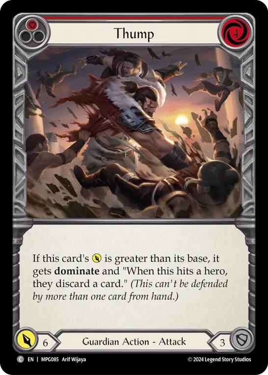 Thump (Red) [MPG085] (Mastery Pack Guardian) | Good Games Morley